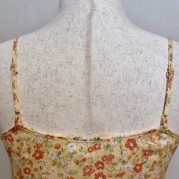 Hippie Rose NWT Yellow Combo Floral Tank Top Juniors Various - Picture 8 of 11